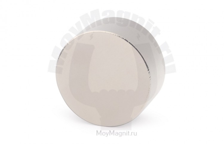 Неодимовый магнит диск 40х20 мм